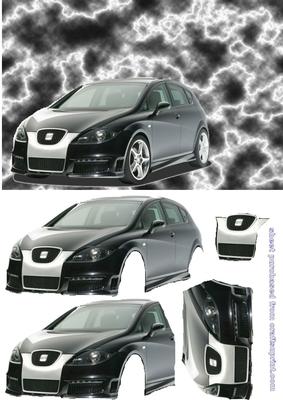 Sport Seat Leon Decoupage