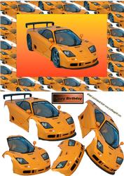 Mclaren F1 Decoupage