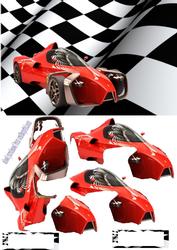Concept Formula 1 Decoupage