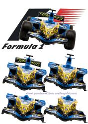 Formula 1 Decoupage