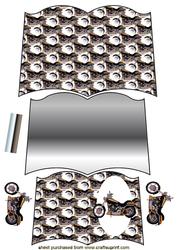 Harley Davidson Motorbike Booksheet