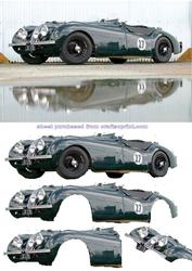 Classic Car Jaguar Decoupage