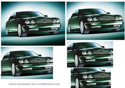 Modern Green Jaguar Pyramid