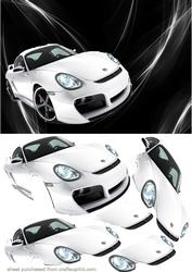 Quick Sport Car Decoupage
