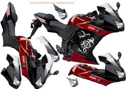 Large A4 Sport Bike Decoupage 2 of 2