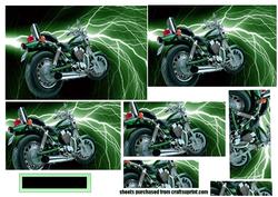 Lightning Green Bike Pyramid
