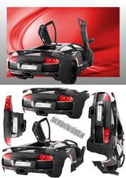 Black Lamborghini Decoupage