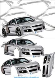 Audi Sport Decoupage