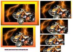 Orange Super Quad Pyramid