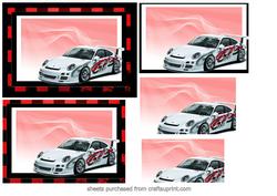 Sport White Porsche Pyramid
