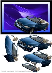 Bmw Convertible Decoupage