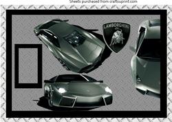 A4 Lamborghini Collection Decoupage