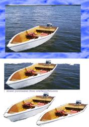 Rowing Boat Decoupage