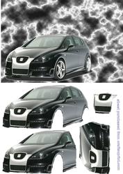 Sport Seat Leon Decoupage