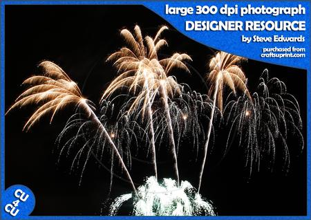 A Desert Island Painted in the Sky with Fireworks