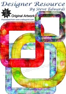4 x Bright 3D Frames