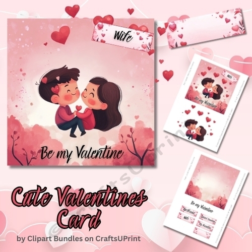 6 x 6 Valentines/Love Greetings Card