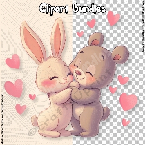 Cute Valentines/Romance Clipart (4096px x 4096px, 300dpi, .png file) 05