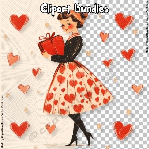 Cute Valentines/Romance Clipart (4096px x 4096px, 300dpi, .png file) 08