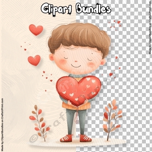 Cute Valentines/Romance Clipart (4096px x 4096px, 300dpi, .png file) 10