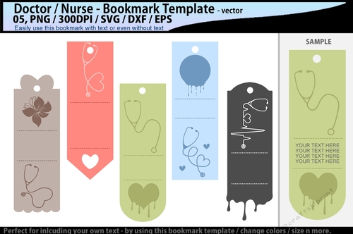 Doctor bookmark / nurse bookmark