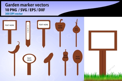 Garden Markers cutting file