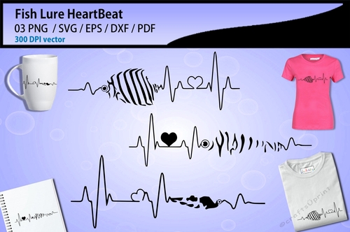 Fishing Lure Heartbeat 