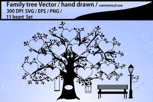 family tree template 11 spots