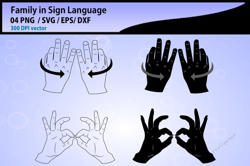 Family in Sign language