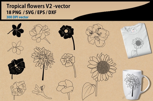 Floral cutting files