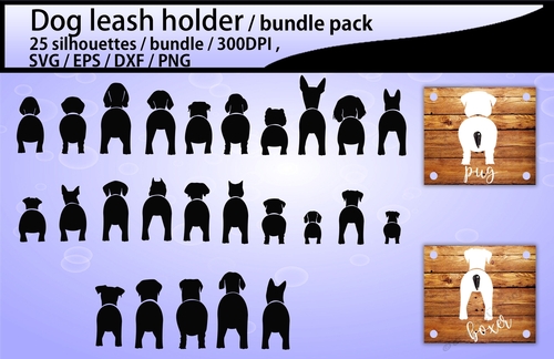 Dog Leash holder cut files