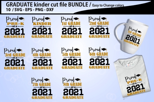 Kinder graduate cutting files