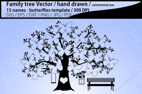 15 butterflies family tree