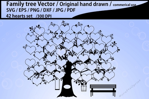Family tree 42 names birthday template 