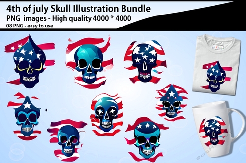 sugar skull 4th of july bundle
