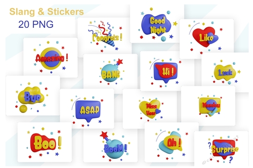 Action sign clipart bundle