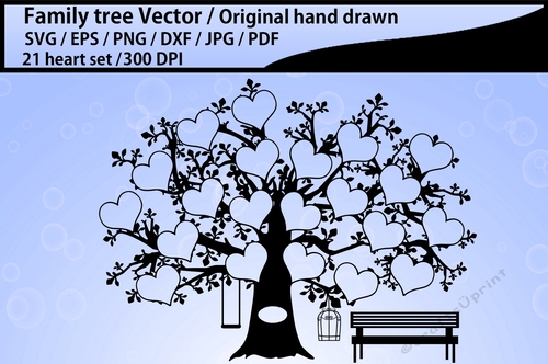 21 heart family tree