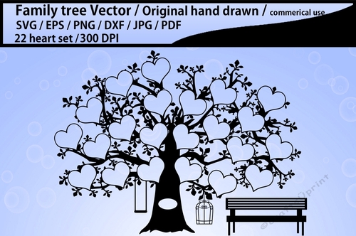 22 Heart family tree