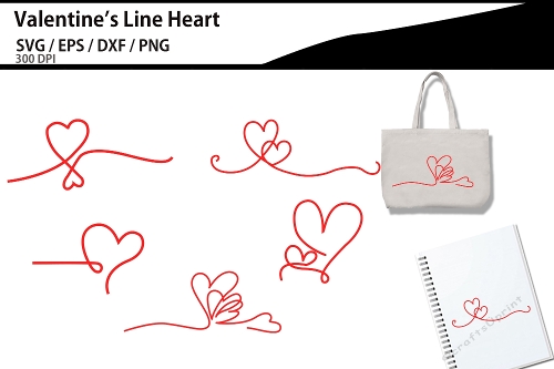 Valentines Line heart