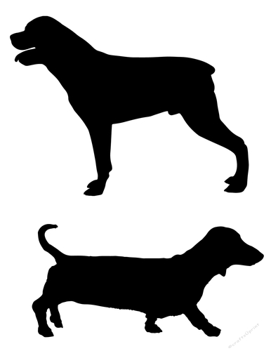 Animal Dog card making toppers 