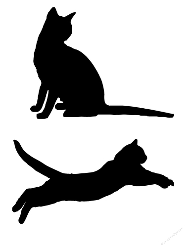 Cat card making toppers