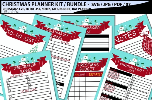 Christmas Planner Kit bundle