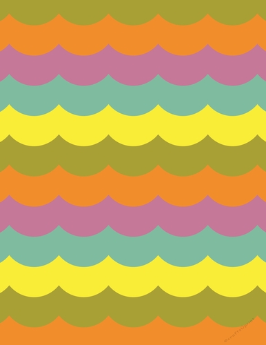 Garland bunting background for card making