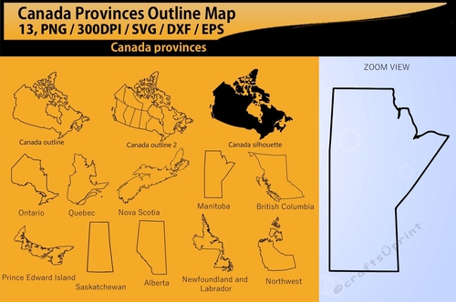 Canadian Provinces outline 