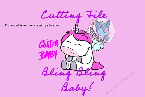 Cutting File  Bling Bling Baby