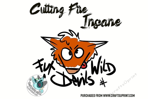 Cutting File Fux Devils Wild - Insane