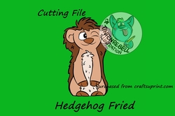 Cutting File Hedgehog Fried