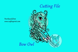 Cutting File Bow Owl