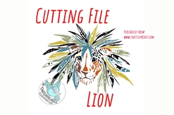 Cutting File Lion