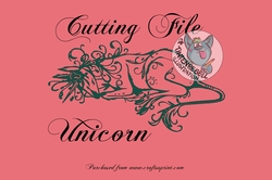 Cutting File Unicorn